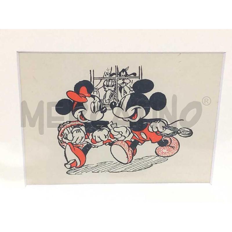 QUADRETTO DISNEY MICKEY MOUSE MINNIE MOUSE 1948 PRINT | Mercatino dell'Usato Moncalieri bengasi 2
