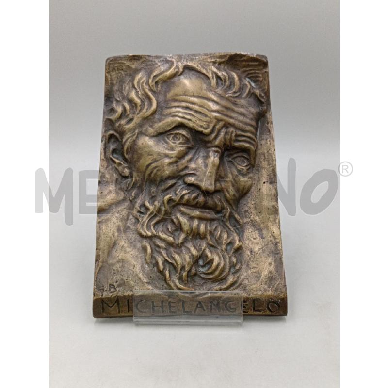 QUADRETTO SBALZO RIPRODUZIONE MICHELANGELO CM 19 X 12 | Mercatino dell'Usato Moncalieri bengasi 1