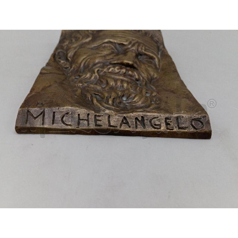 QUADRETTO SBALZO RIPRODUZIONE MICHELANGELO CM 19 X 12 | Mercatino dell'Usato Moncalieri bengasi 3