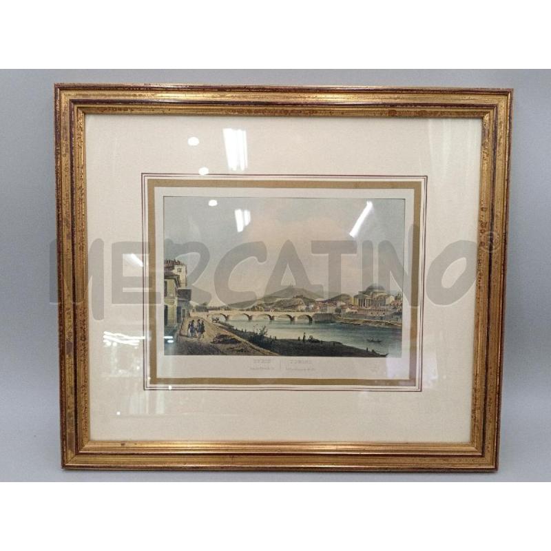 QUADRETTO STAMPA TORINO 45X38 | Mercatino dell'Usato Moncalieri bengasi 1