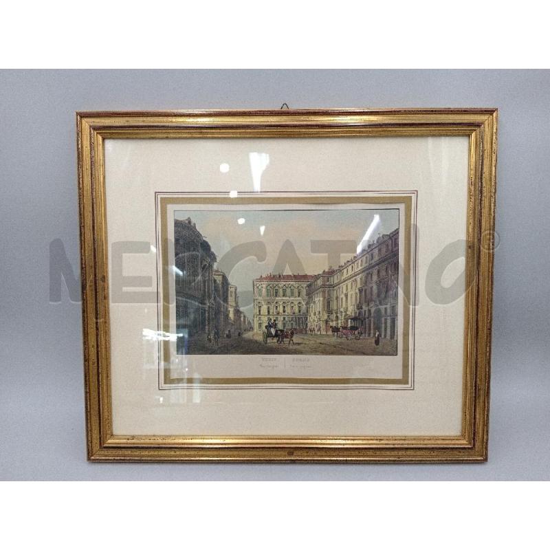 QUADRETTO STAMPA TORINO 45X38 | Mercatino dell'Usato Moncalieri bengasi 1