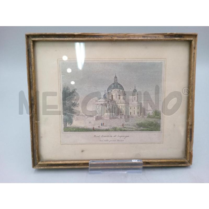 QUADRETTO VECCHIO REAL BASILICA SUPERGA TORINO | Mercatino dell'Usato Moncalieri bengasi 1