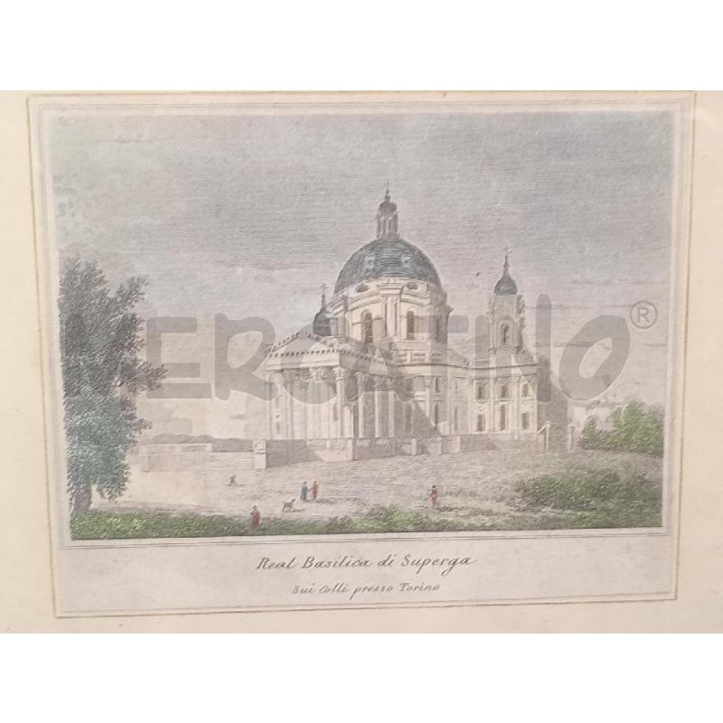 QUADRETTO VECCHIO REAL BASILICA SUPERGA TORINO | Mercatino dell'Usato Moncalieri bengasi 2