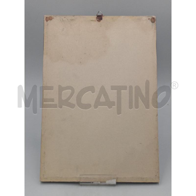 QUADRETTO VECCHIO S/STOFFA PERSIAN ART CAVALIERE LATO DX  | Mercatino dell'Usato Moncalieri bengasi 5