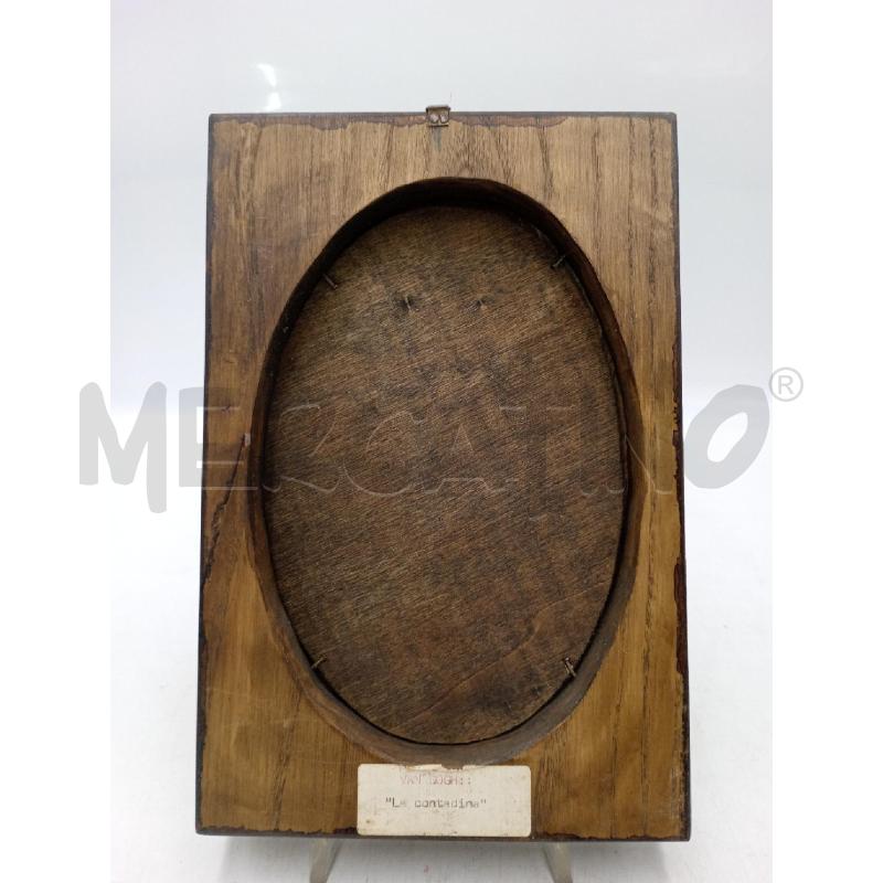 QUADRETTO VISTA DONNA LATERALE LEGNO ARTHUR RACKAM CM 15X21    | Mercatino dell'Usato Moncalieri bengasi 4