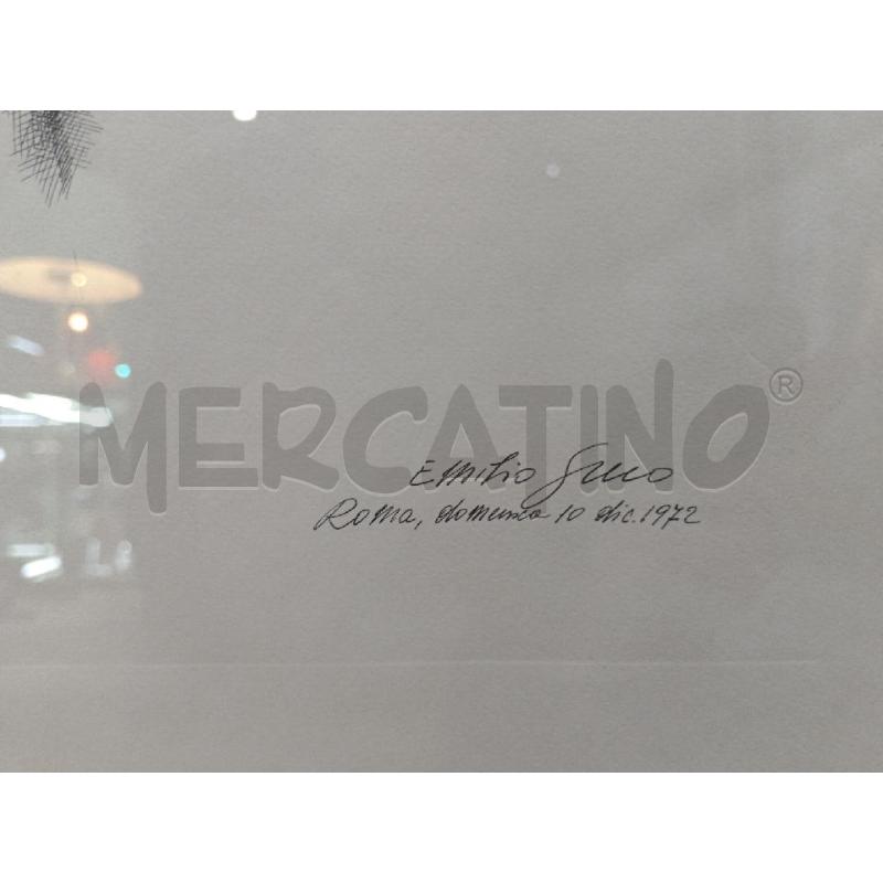 QUADRO ACQUAFORTE EMILIO GRECO 1972 | Mercatino dell'Usato Moncalieri bengasi 2
