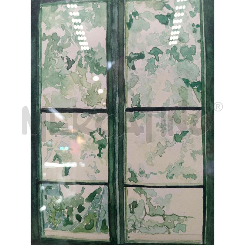 QUADRO ACQUERELLO CM 52 X 44 | Mercatino dell'Usato Moncalieri bengasi 2