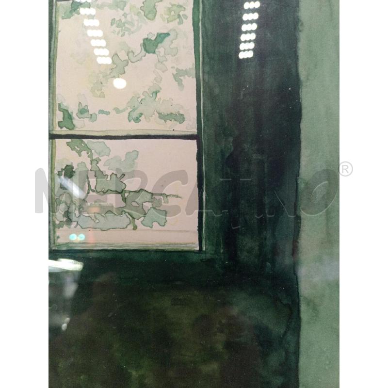 QUADRO ACQUERELLO CM 52 X 44 | Mercatino dell'Usato Moncalieri bengasi 4