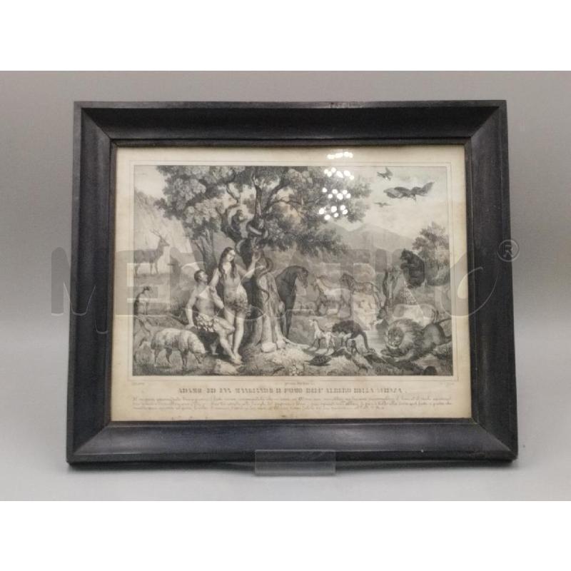 QUADRO ADAMO ED EVA 33 X 50 | Mercatino dell'Usato Moncalieri bengasi 1