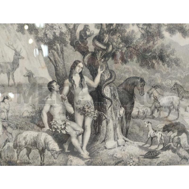 QUADRO ADAMO ED EVA 33 X 50 | Mercatino dell'Usato Moncalieri bengasi 2