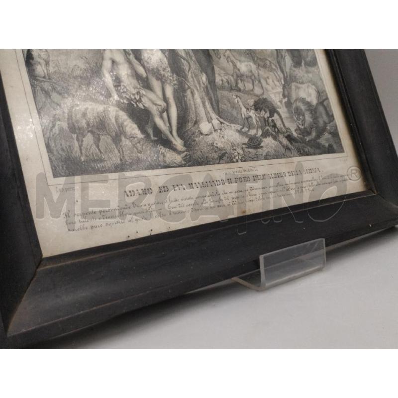 QUADRO ADAMO ED EVA 33 X 50 | Mercatino dell'Usato Moncalieri bengasi 3