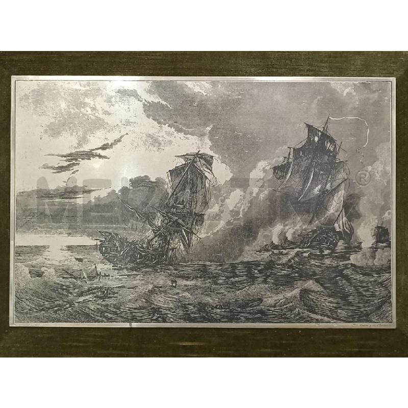 QUADRO ARGENTATO VELIERI 42X32 | Mercatino dell'Usato Moncalieri bengasi 2