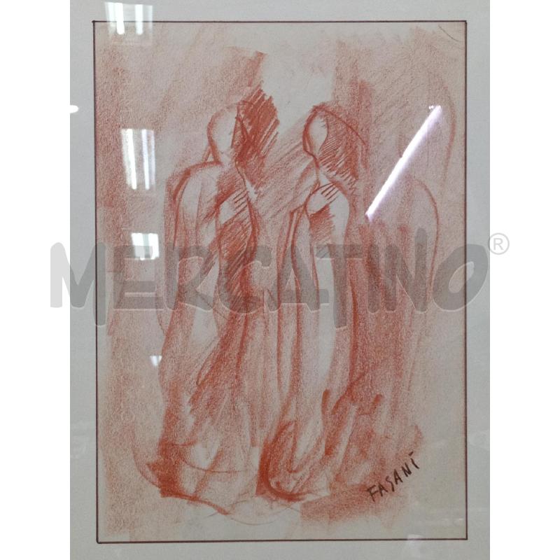 QUADRO ARTISTA FASANI VISTA COPPIA FIGGURE | Mercatino dell'Usato Moncalieri bengasi 2