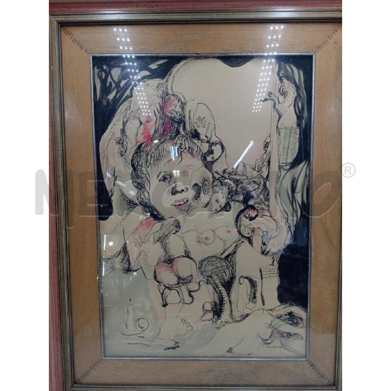 QUADRO CHINA ARTISTA MARIANO IZZO 35X50 CM | Mercatino dell'Usato Moncalieri bengasi 1