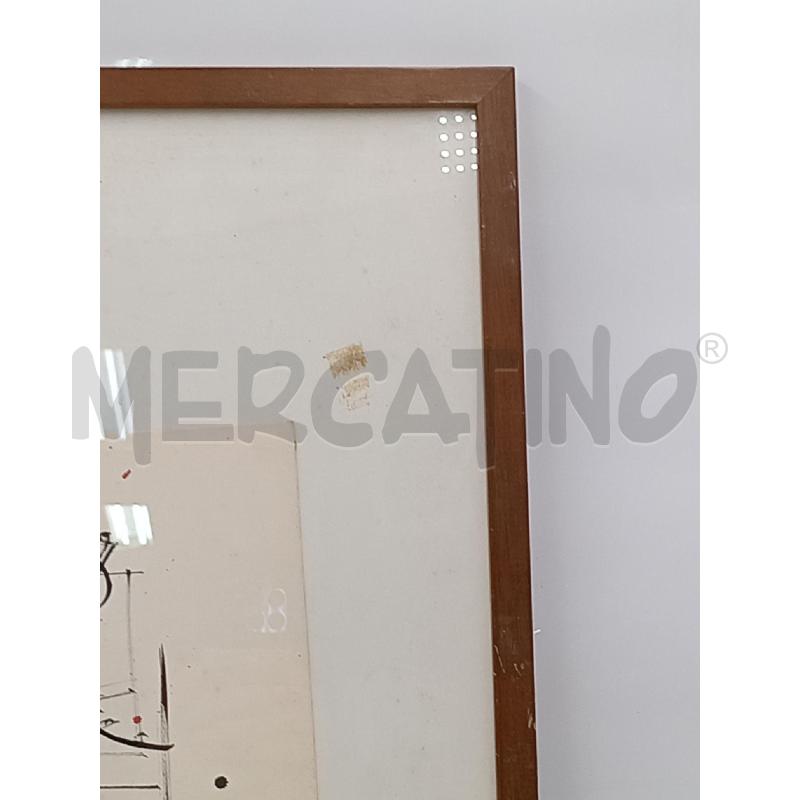 QUADRO CHINA SU CARTA CLEO ZANELLO  | Mercatino dell'Usato Moncalieri bengasi 4