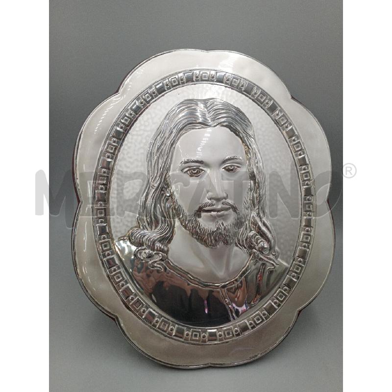 QUADRO DA APPOGGIO TAVOLO ARGENTONE CRISTO | Mercatino dell'Usato Moncalieri bengasi 1