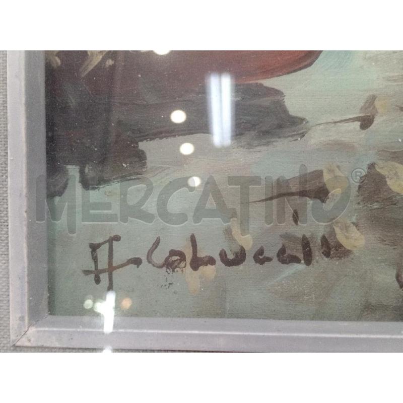 QUADRO DIPINTO OLIO SU TAVOLA A.COLUCCI VISTA MARE | Mercatino dell'Usato Moncalieri bengasi 2