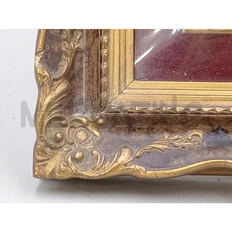 QUADRO DIPINTO S/CARTA ARTISTA TASSINARI RAFFIGURANTE VASO FIORITO CORNICE LAVORATA | Mercatino dell'Usato Moncalieri bengasi 4