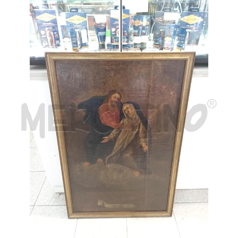 QUADRO DIPINTO SU MASONITE SANTI | Mercatino dell'Usato Moncalieri bengasi 1