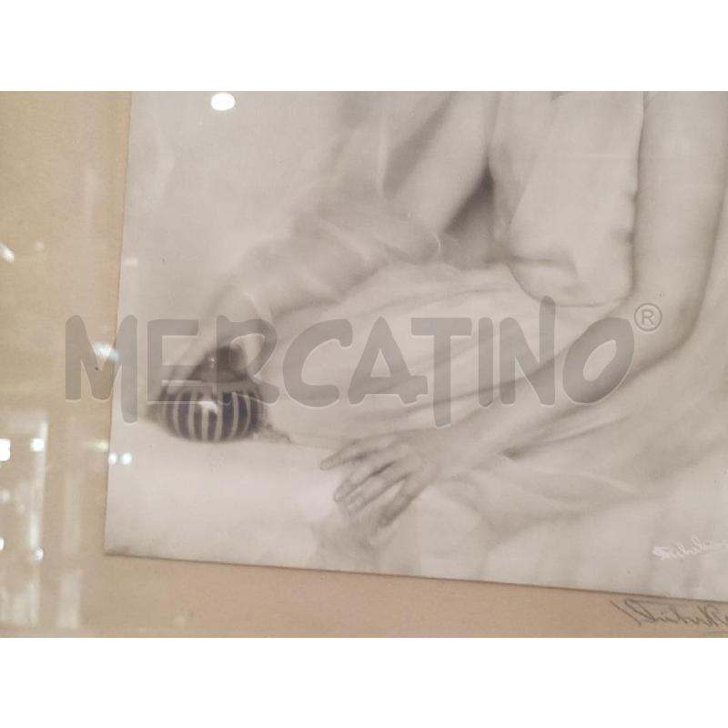 QUADRO DONNA FOTO EPOCA FIRMATA | Mercatino dell'Usato Moncalieri bengasi 3