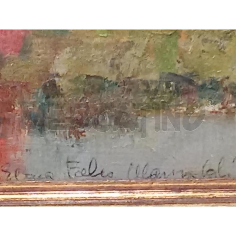 QUADRO ELENA FALCO MARISALDI 27 X 18 OLIO 36 X 46 LA CORNICE DONNA CON BIMBO | Mercatino dell'Usato Moncalieri bengasi 4