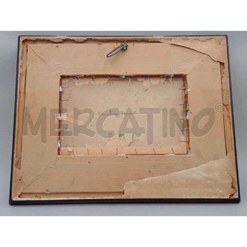 QUADRO ELENA FALCO MARISALDI 27 X 18 OLIO 36 X 46 LA CORNICE DONNA CON BIMBO | Mercatino dell'Usato Moncalieri bengasi 5