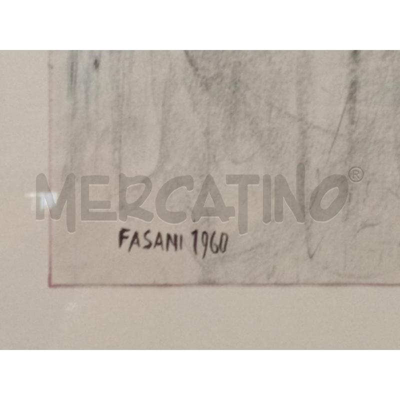QUADRO FASANI 1960 VISTA PERSONE ASTRATTE | Mercatino dell'Usato Moncalieri bengasi 3