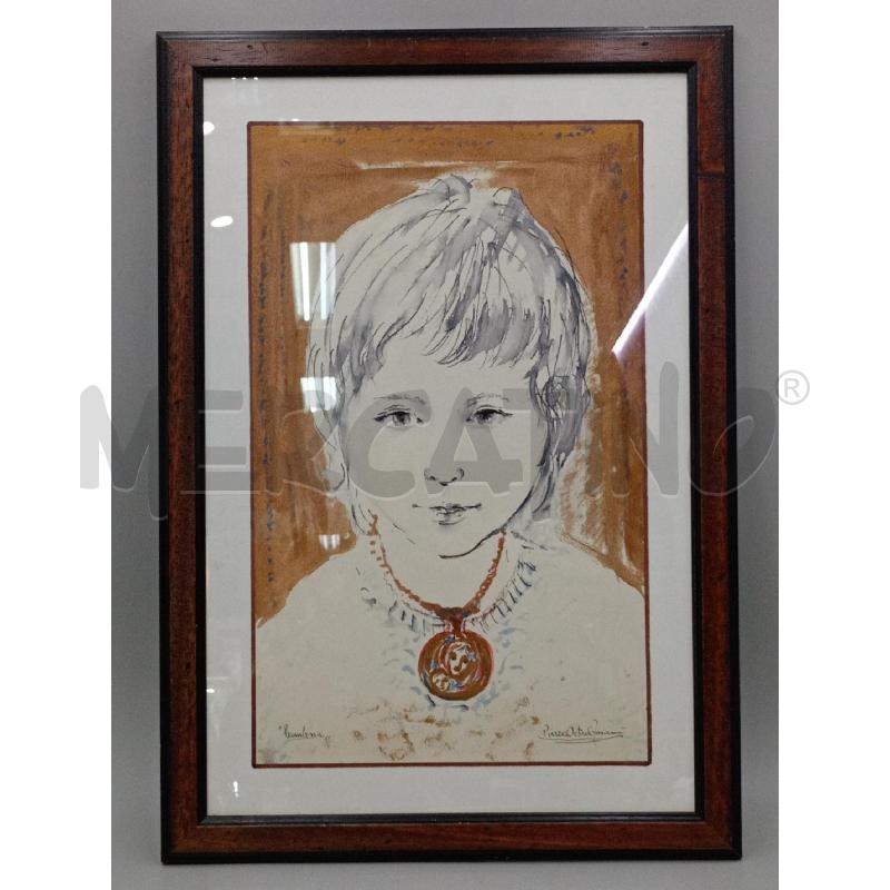 QUADRO FASANI BAMBINA | Mercatino dell'Usato Moncalieri bengasi 1