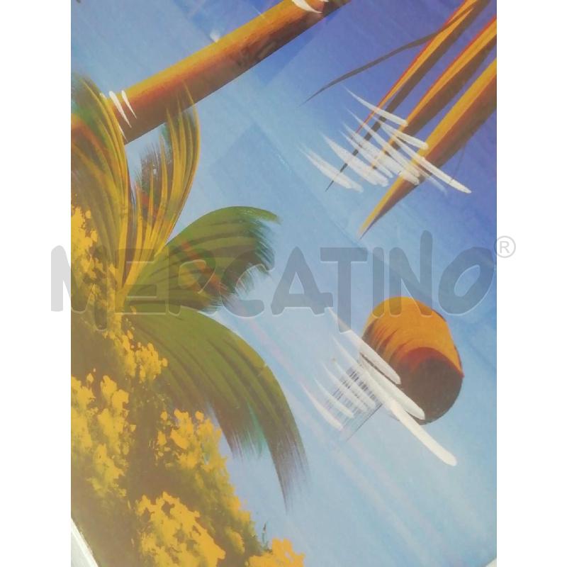 QUADRO GIGANTE PAESAGGIO ESOTICO PALME | Mercatino dell'Usato Moncalieri bengasi 4