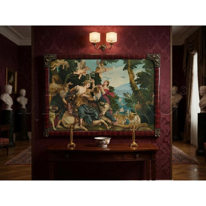 QUADRO GIGANTE STAMPA RIPRODUZIONE VERONESE RATTO D'EUROPA | Mercatino dell'Usato Moncalieri bengasi 1