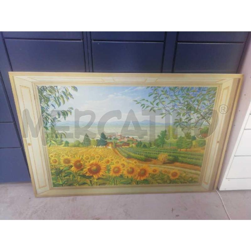 QUADRO GIRASOLI GIGANTE  | Mercatino dell'Usato Moncalieri bengasi 1