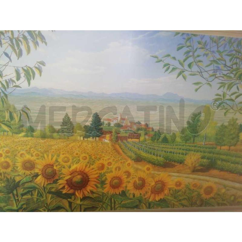QUADRO GIRASOLI GIGANTE  | Mercatino dell'Usato Moncalieri bengasi 2