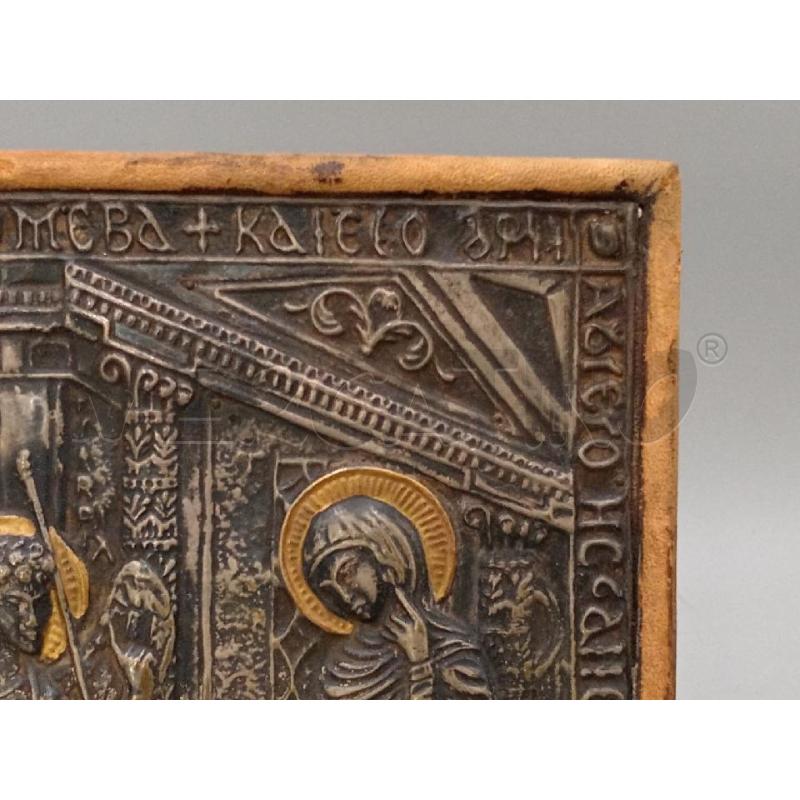 QUADRO ICONA METALLO ANNUNCIAZIONE  | Mercatino dell'Usato Moncalieri bengasi 4
