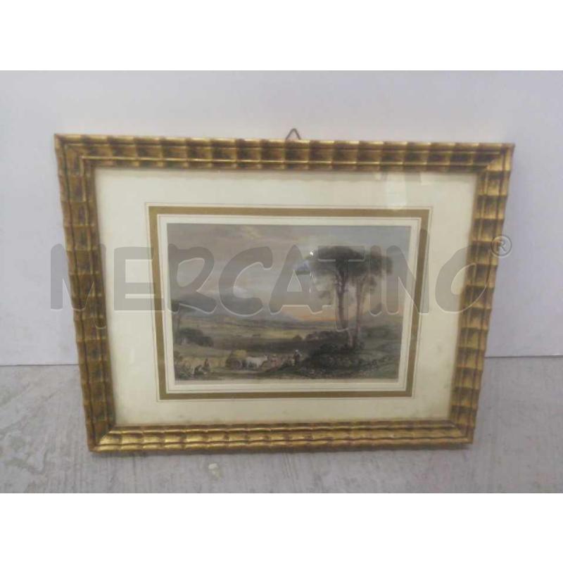 QUADRO INCISIONE J C BENTLEY | Mercatino dell'Usato Moncalieri bengasi 1