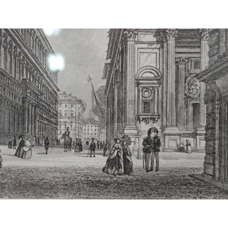 QUADRO INCISIONE PALAZZO DELL ACCADEMIA DI SIENZE | Mercatino dell'Usato Moncalieri bengasi 4