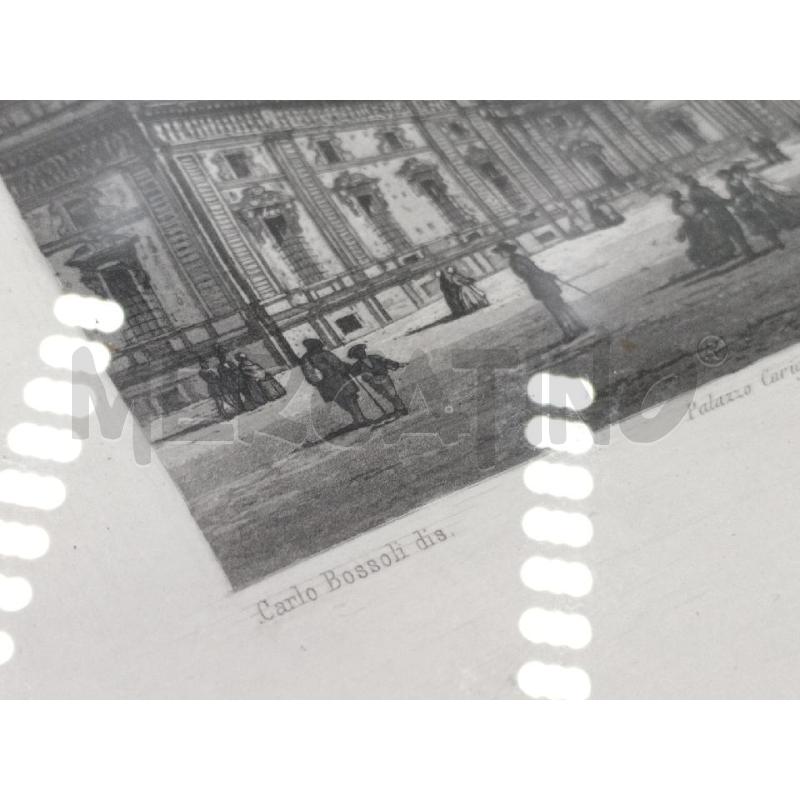 QUADRO INCISIONE PIAZZA CARIGNANO CARLO BOSSOLI DIS | Mercatino dell'Usato Moncalieri bengasi 3