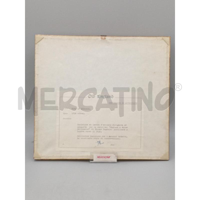 QUADRO INCISIONE SU LASTRA CITY OF LINCOLN | Mercatino dell'Usato Moncalieri bengasi 4