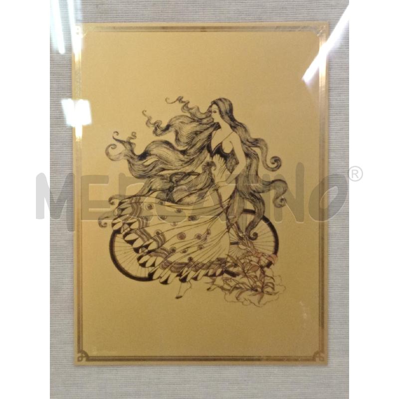 QUADRO LAMINA LIVIO PEZZATO LA BICICLETTA | Mercatino dell'Usato Moncalieri bengasi 2