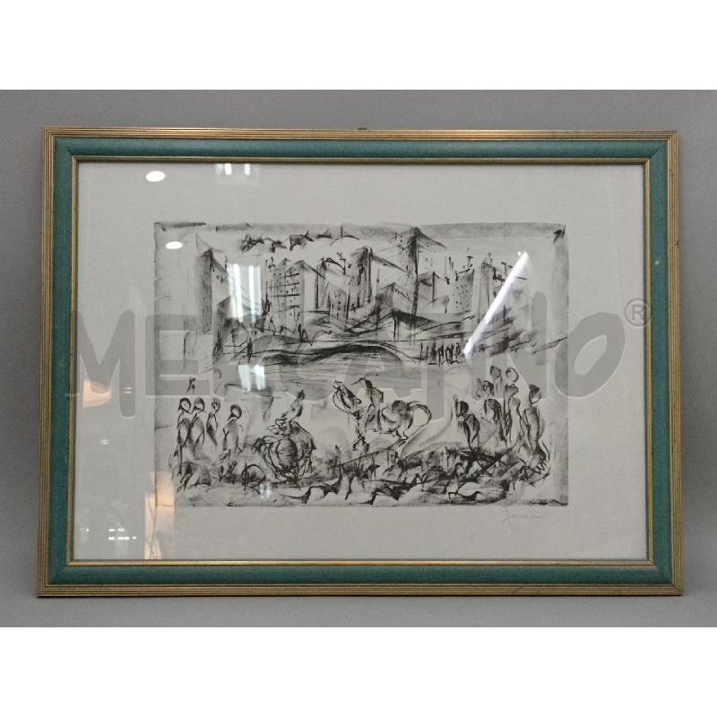 QUADRO LITOGRAFIA FASANI OMAGGIO A VENEZIA | Mercatino dell'Usato Moncalieri bengasi 1