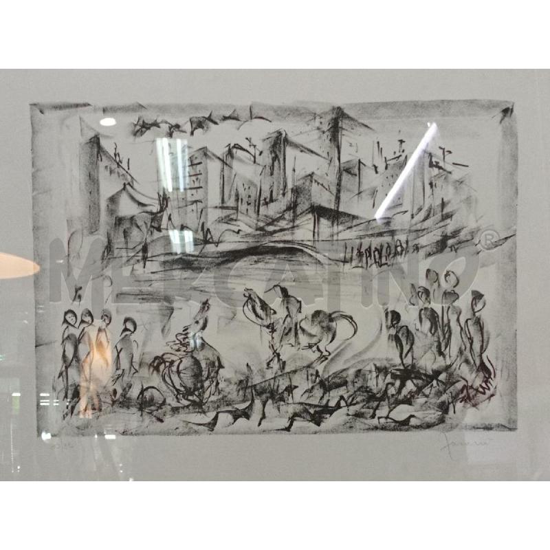 QUADRO LITOGRAFIA FASANI OMAGGIO A VENEZIA | Mercatino dell'Usato Moncalieri bengasi 2