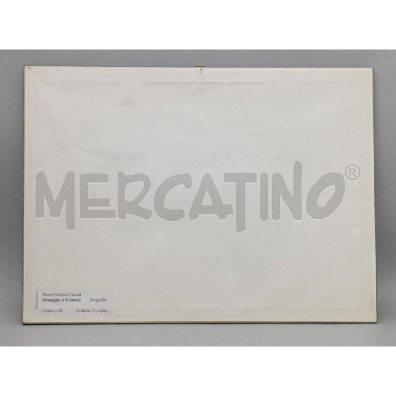 QUADRO LITOGRAFIA FASANI OMAGGIO A VENEZIA | Mercatino dell'Usato Moncalieri bengasi 5