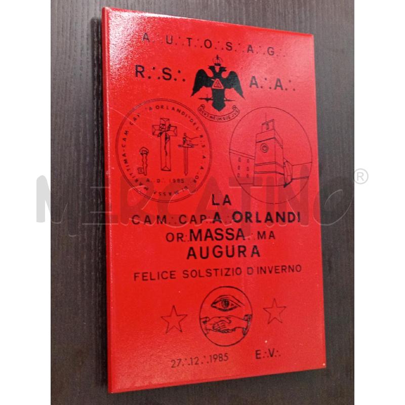 QUADRO MASSONICO ORLANDI MASSA SOLSTIZIO 48 X 37 | Mercatino dell'Usato Moncalieri bengasi 2