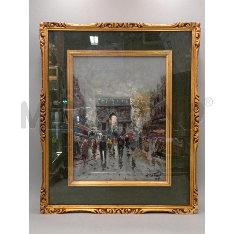 QUADRO OLIO ARCO DI TRIONFO 58 X 48  | Mercatino dell'Usato Moncalieri bengasi 1