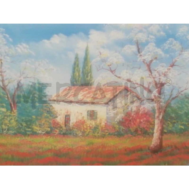 QUADRO OLIO CASA NEL PRATO KISLING | Mercatino dell'Usato Moncalieri bengasi 2