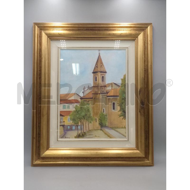 QUADRO OLIO GILI PIANEZZA CHIESA DI SAN ROCCO | Mercatino dell'Usato Moncalieri bengasi 1