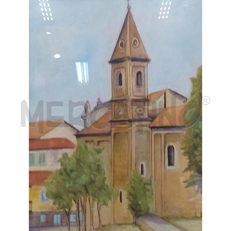 QUADRO OLIO GILI PIANEZZA CHIESA DI SAN ROCCO | Mercatino dell'Usato Moncalieri bengasi 2