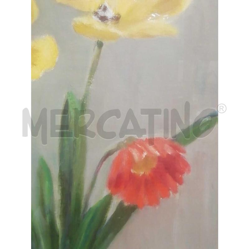 QUADRO OLIO NATURA MORTA CORNICE GRIGGIA | Mercatino dell'Usato Moncalieri bengasi 3