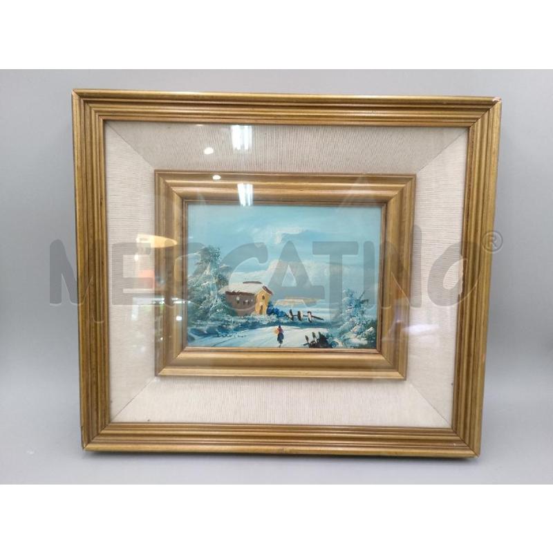 QUADRO OLIO SASAVINO CASA CON DONNA | Mercatino dell'Usato Moncalieri bengasi 1