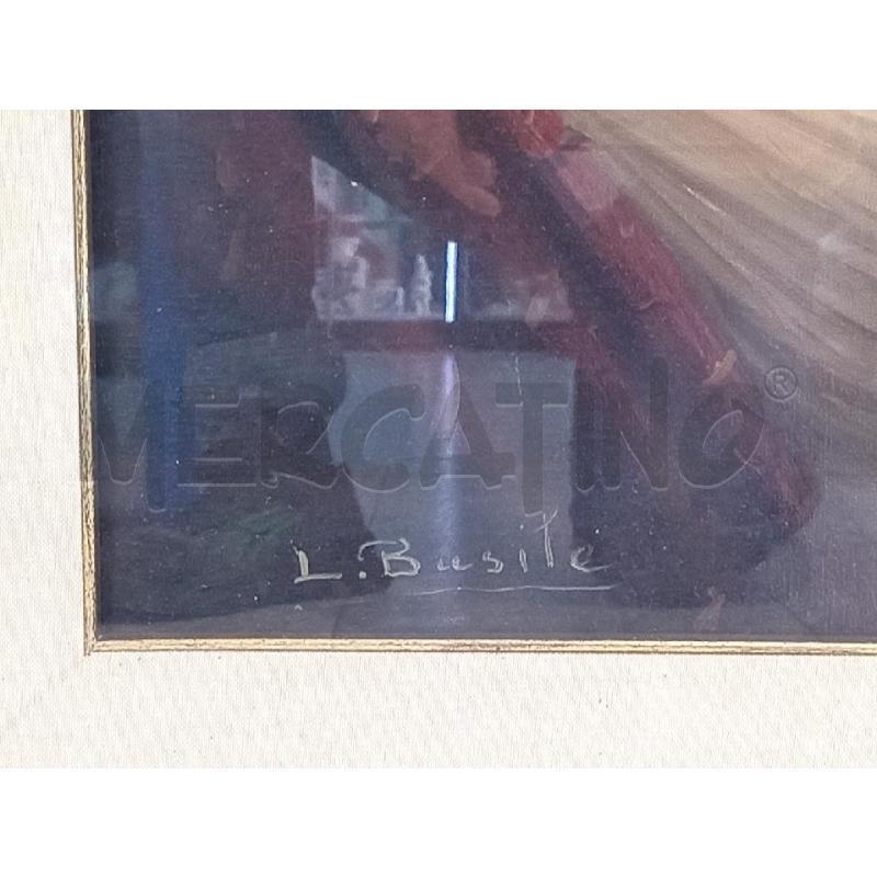 QUADRO OLIO SU CARTONE LUIGI BASILE  | Mercatino dell'Usato Moncalieri bengasi 3