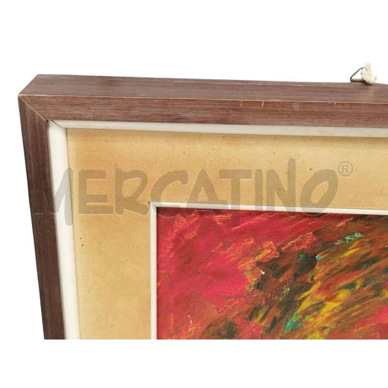 QUADRO OLIO SU TELA ESPRESSIONISMO ASTRATTO  | Mercatino dell'Usato Moncalieri bengasi 4